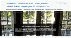 Desktop Screenshot of naprawa-okien.com